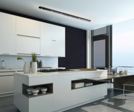 Bopp leuchten plafondlamp Close led, 6-lichts zwart