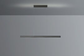 Bopp leuchten hanglamp Switch led, geschuurd, zwart geanodiseerd