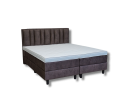 Boxspring Antwerpen, stof Juke anthracite 180 x 200 cm