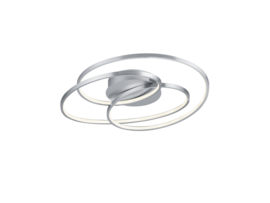 Trio lighting plafondlamp Gale led, mat nikkel 60 cm