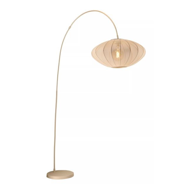 Lucide vloerlamp Corina, beige
