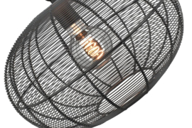 Toplicht hanglamp  Alto large, black 50 cm