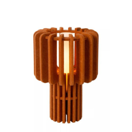 Lucide  tafellamp Rollo, terracotta