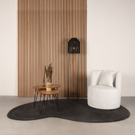 Label 51 fauteuil Evy, stof elegance creme