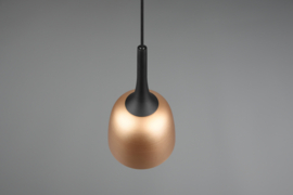 Trio lighting hanglamp Chiron, 3-lichts mat messing