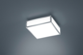 Helestra plafondlamp Zelo led, chroom IP44 22 cm