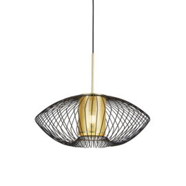 Qazqa  hanglamp Dobrado, goud 60 cm