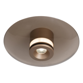 Lucide SANTIAGO - Plafonnière - Ø 23 cm - LED Dimb. - CCT - 1x10W 2700K/4000K - Amber