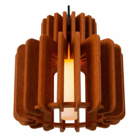 Lucide hanglamp Rollo, 1-lichts terracotta