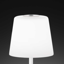 Vloerlamp Genk, wit incl. switch dimmer