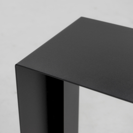 Spinder design Bijzettafel Bruce, zwart