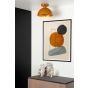 Lucide plafondlamp Siemon, okergeel