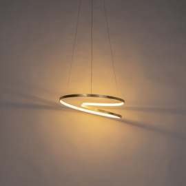 Qazqa hanglamp Rowan led, goldleaf