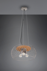Trio lighting hanglamp Tamil, antiek nikkel