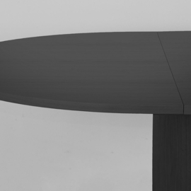 Label 51 Eettafel Oliva, zwart eiken