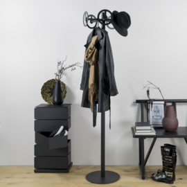 Spinder design Kapstok Circle, zwart