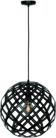 Freelight hanglamp Emma,  zwart 40 cm