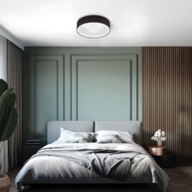 Fischer & Honsel plafondlamp Maat, zwart 45 cm