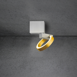 Escale MIDNIGHT Tech-Spot · pro led, aluminium-mat goud incl. casambi