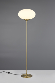 Trio lighting vloerlamp FOMENTO, mat messing