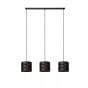 Lucide hanglamp Rosas, 3-lichts zwart