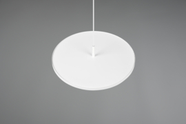Hanglamp Tray led, 1-lichts mat wit 40 cm