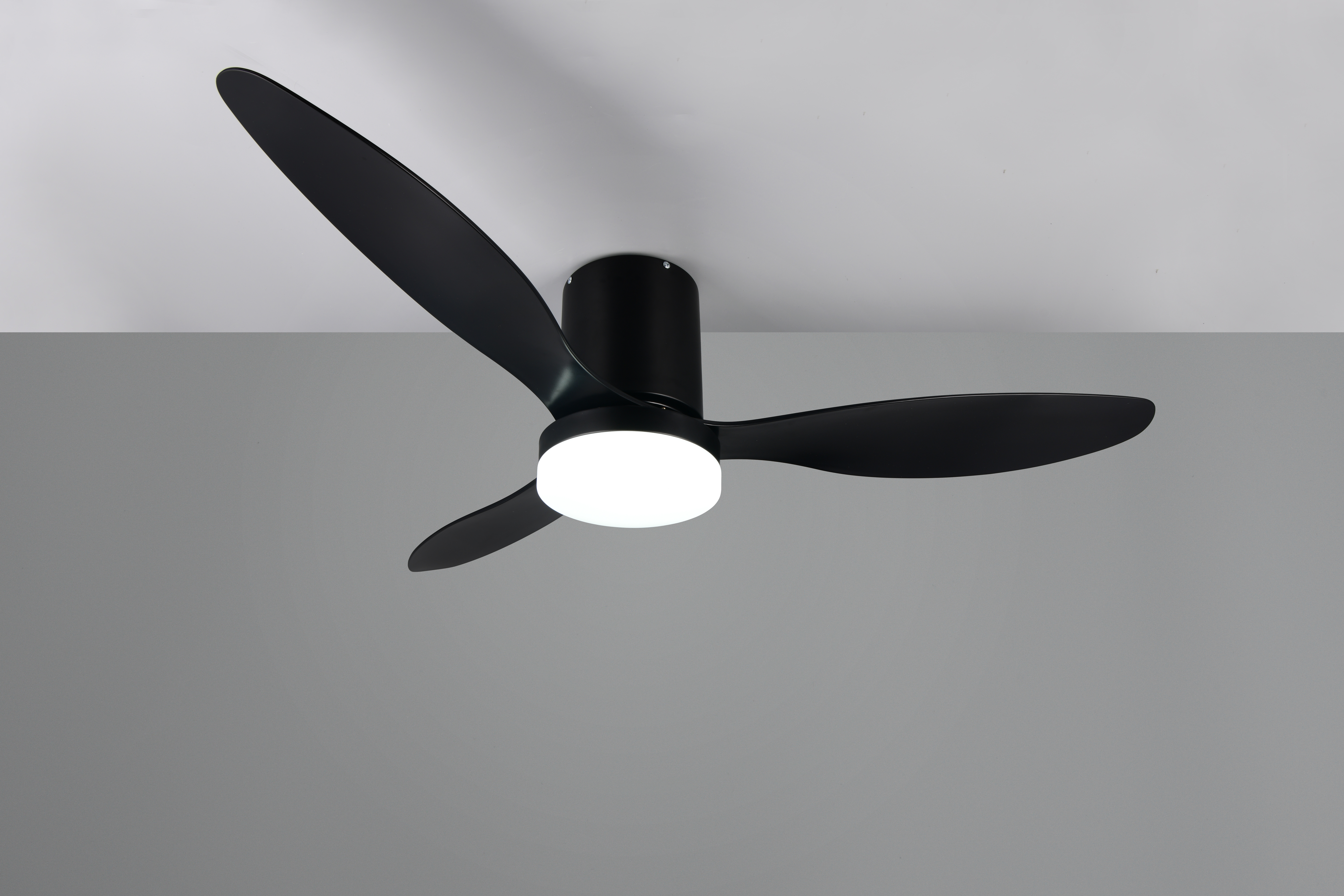 Trio lighting plafond ventilator Göteborg  led, zwart