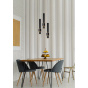 Lucide hanglamp Margary led, 3-lichts zwart