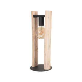 Label 51 tafellamp Woody, naturel hout