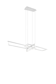 Trio lighting hanglamp Salinas led, mat wit met switch dimmer