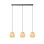 Lucide hanglamp Tribute, 3-lichts beige