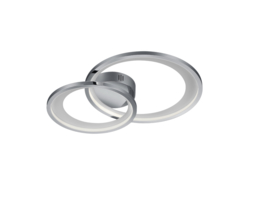 Trio lighting plafondlamp Granada led, chroom-zilver 59 cm