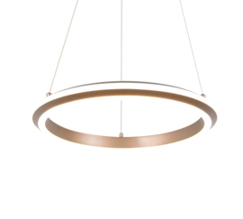 Trio lighting hanglamp Amador led, mat bruin
