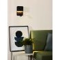 Lucide wandlamp Boxer led, zwart