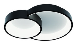 Trio lighting plafondlamp Fuso led, zwart 48 cm
