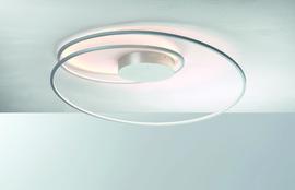 Bopp leuchten plafondlamp AT led, geborsteld aluminium 70 cm