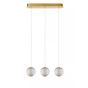 Lucide hanglamp Cintra, 3-lichts transparant