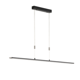Fischer&honsel hanglamp Metz TW led, zwart incl. pushdimmer 160 cm