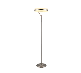 Trio-lighting vloerlamp Dios led, mat nikkel
