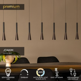 Lucide JOAKIM - Hanglamp - LED Dimb. - CCT - 7x6,2W 2700K/4000K, kleur koffie