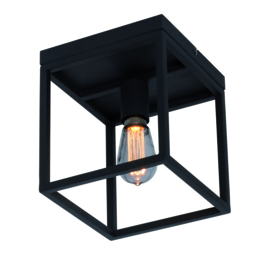 Freelight plafondlamp Novanta, zwart
