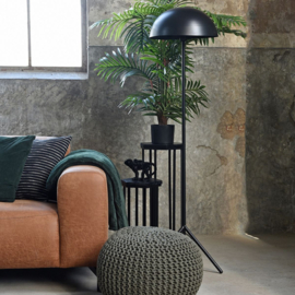 Label 51 vloerlamp Globe, zwart