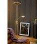 Lucide vloerlamp Champion led, mat chroom
