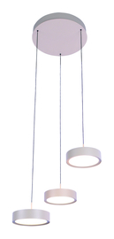 Freelight  hanglamp Alieno led, 3-lichts creme rond