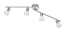 Trio lighting plafondspot Clapton led, 4-lichts chroom 90 cm