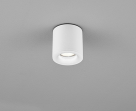 Helestra plafondlamp Lot led, rond mat wit IP65