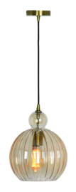 Freelight hanglamp Gloriana,  amber glas 25 cm