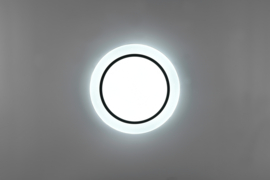 Plafondlamp Atria led, zwart incl. afstandsbediening 38 cm