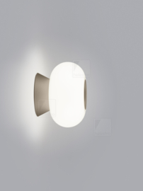 Helestra wandlamp  Sapo led kleur kaffee opal glas
