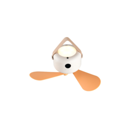 Trio lighting plafond ventilator Rena, wit incl. remote
